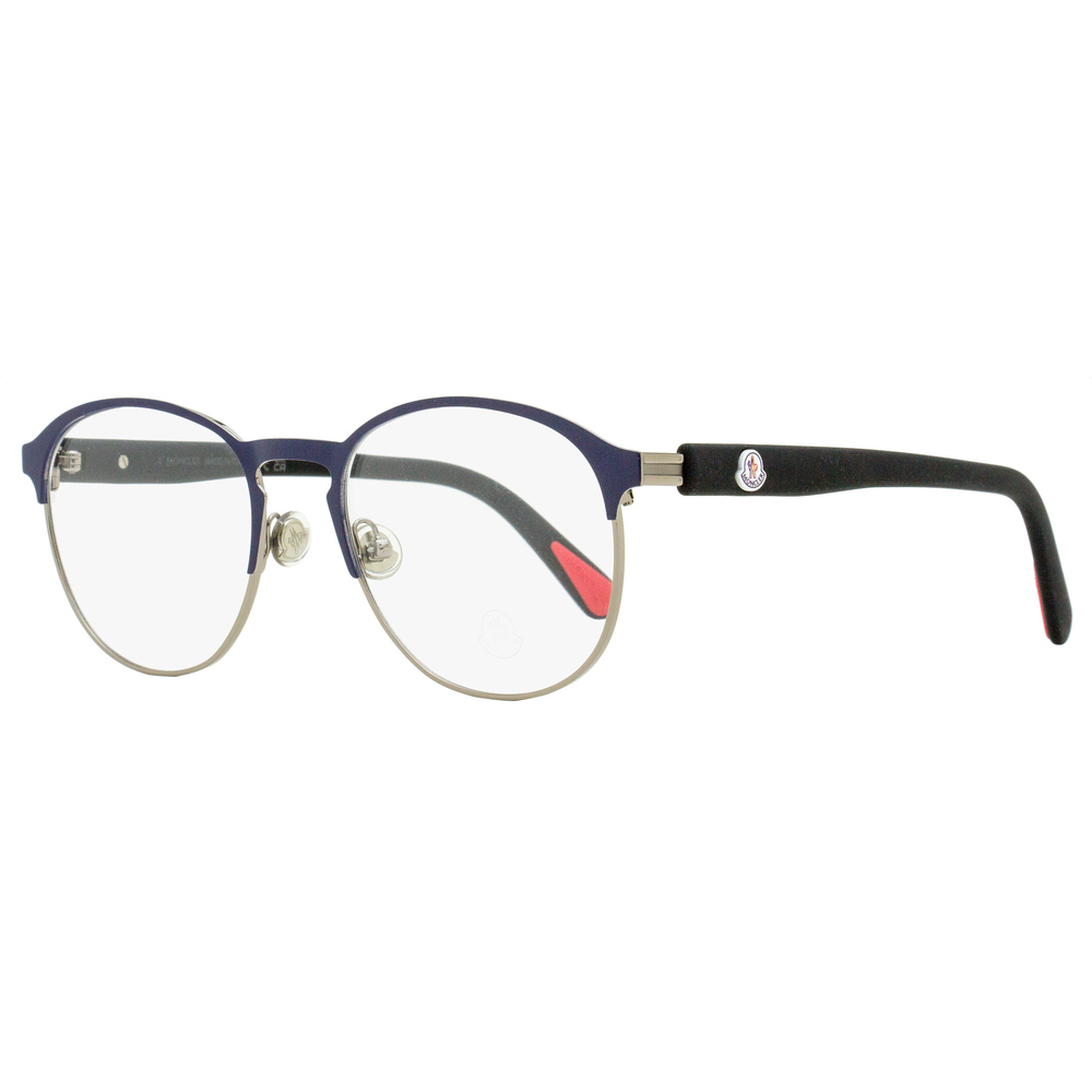 Moncler Oval Eyeglasses ML5192 090 Blue/Black 54mm